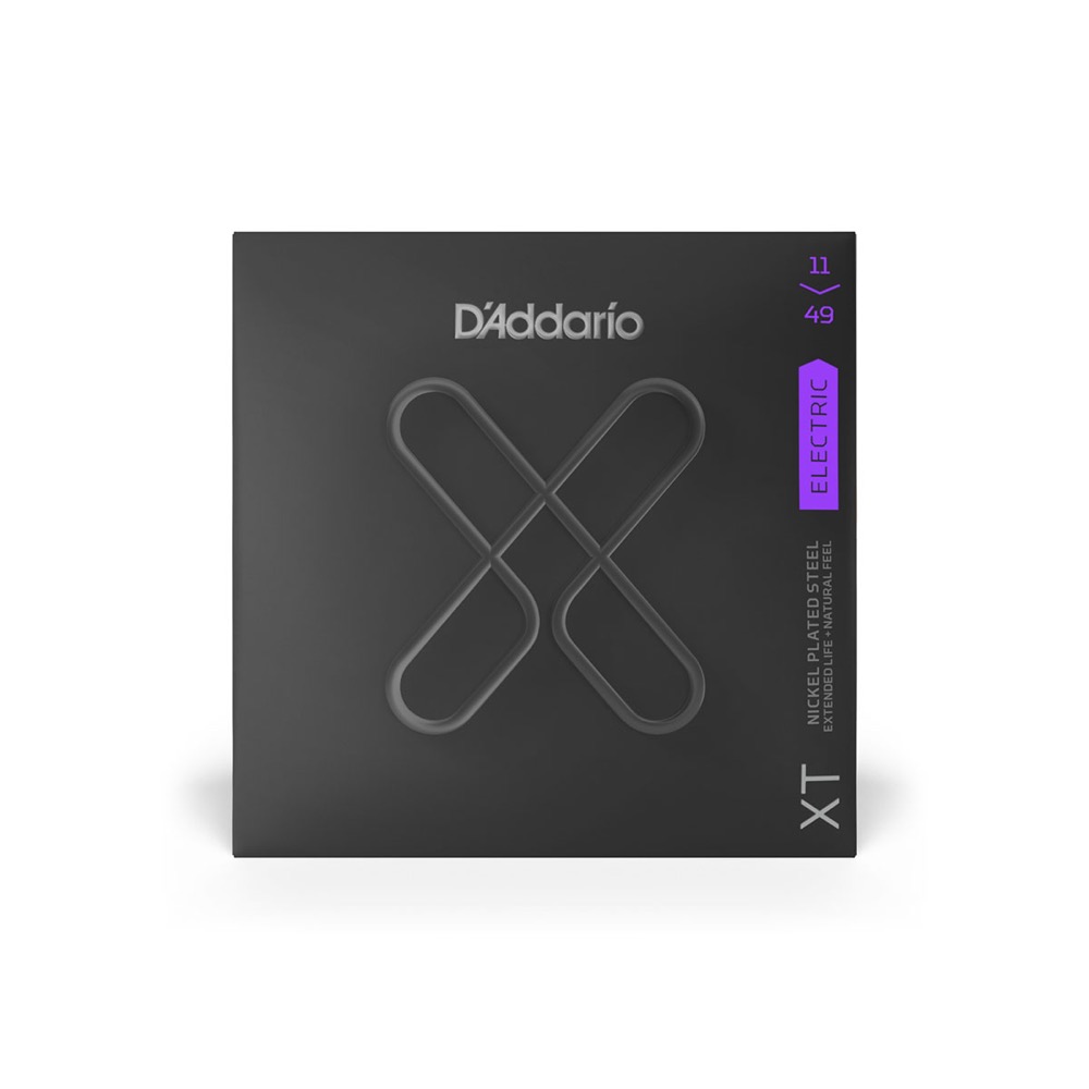 D'Addario XTE1149 XT Nickel Medium コーティングエレキギター弦 11-49