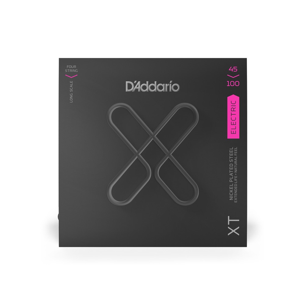D'Addario XTB45100 XT Nickel Regular Light Long Scale コーティングベース弦 45-100