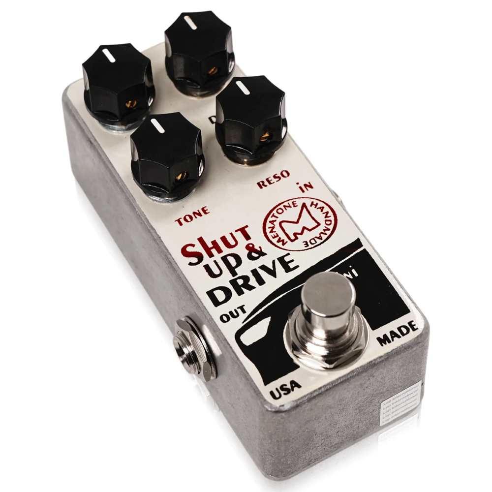 Menatone Shut Up ＆ Drive Mini オーバードライブ ギターエフェクター 本体斜画像