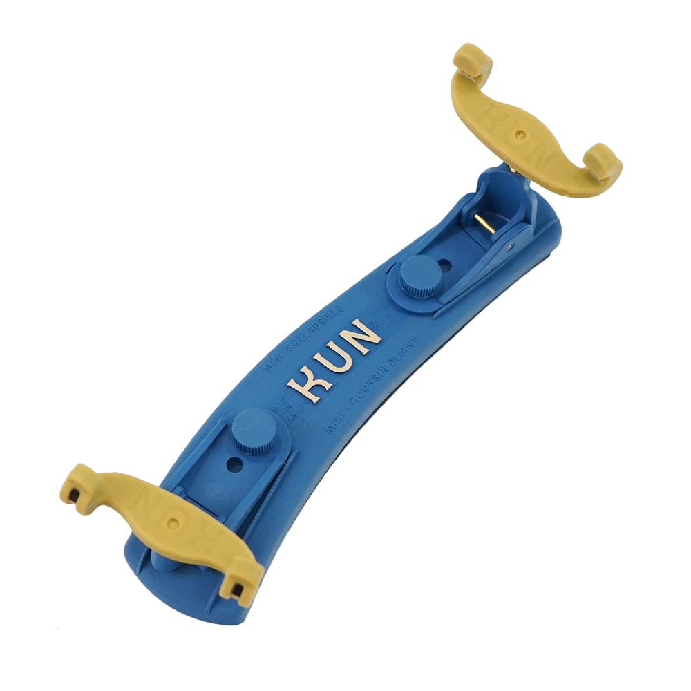 KUN Collapsible Mini ブルー 1/4-1/16 バイオリン用肩当て