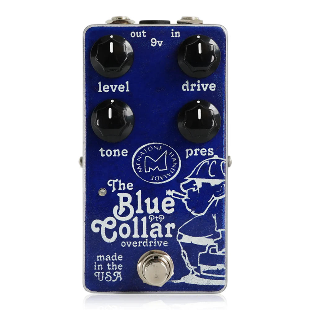 Menatone Custom Shop Blue Collar PTP オーバードライブ ギターエフェクター