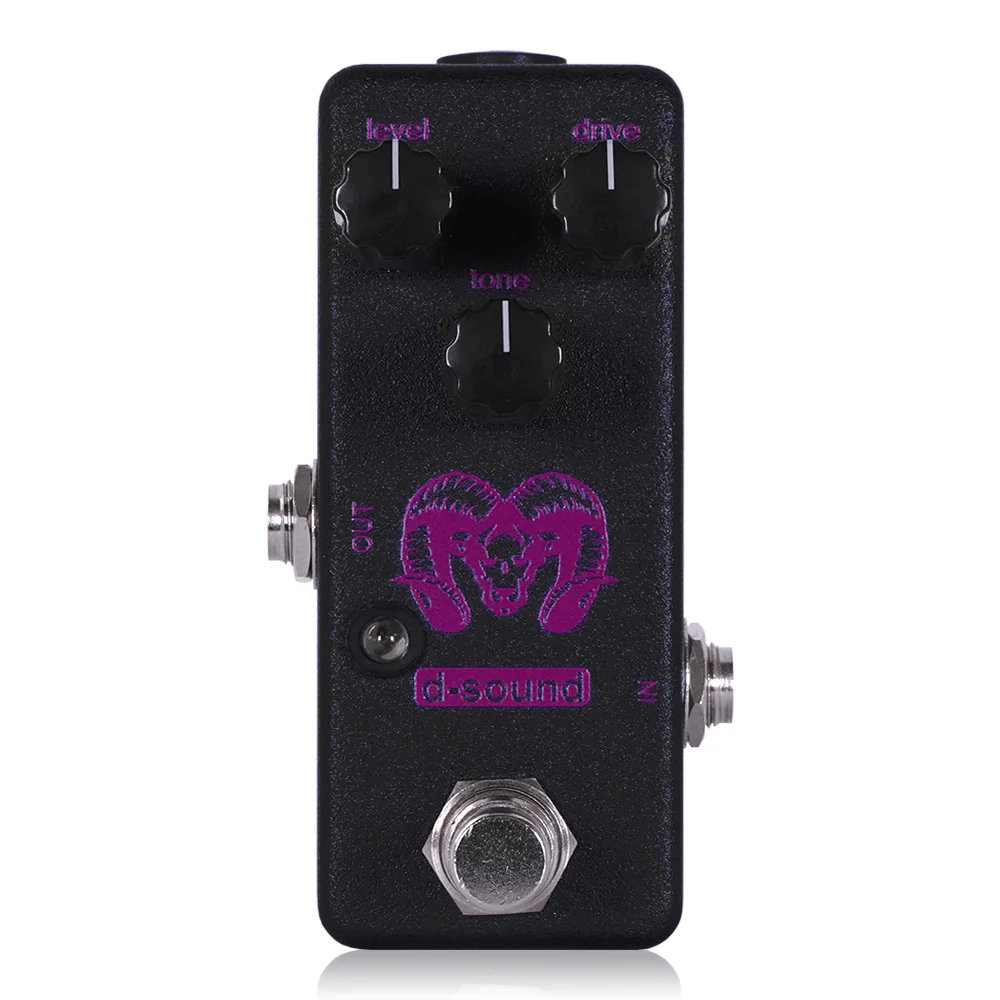 D-Sound '73 Rams Head パープル ファズ ギターエフェクター 正面の画像