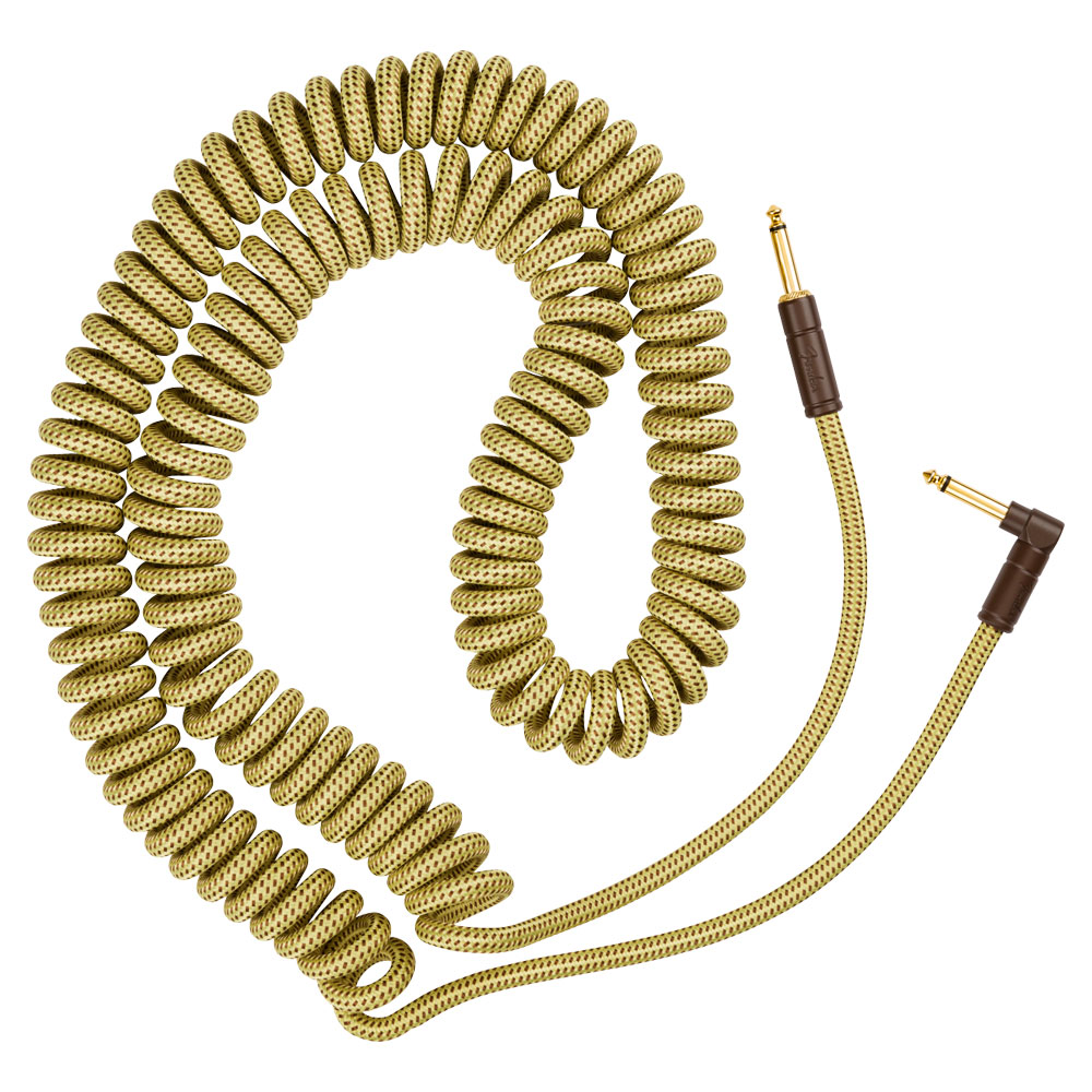 Fender Deluxe Coil Cable 30' Tweed ギターケーブル カールケーブル