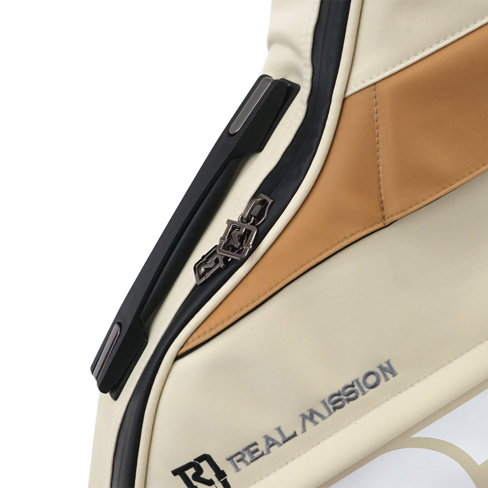 REAL MISSION(リアルミッション) Venus02-E Cream 防水 エレキギターケース・ギグケース 手提げハンドル部・止水ファスナー