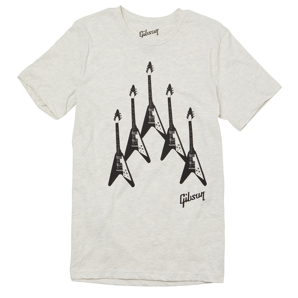 GIBSON GA-SC-FLVTMD FLYING V FORMATION TEE MD Tシャツ Mサイズ 半袖