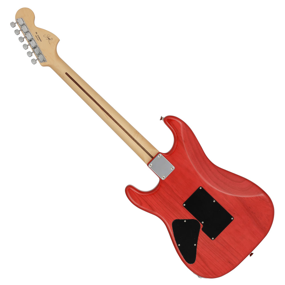 Fender Michiya Haruhata Stratocaster Trans Pink 春畑道哉モデル ストラトキャスター トランスピンク 背面・全体像