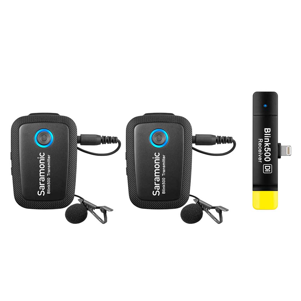 Saramonic Blink500 B4 iOSデバイス用ワイヤレスマイク 2チャンネル Lightning端子入力