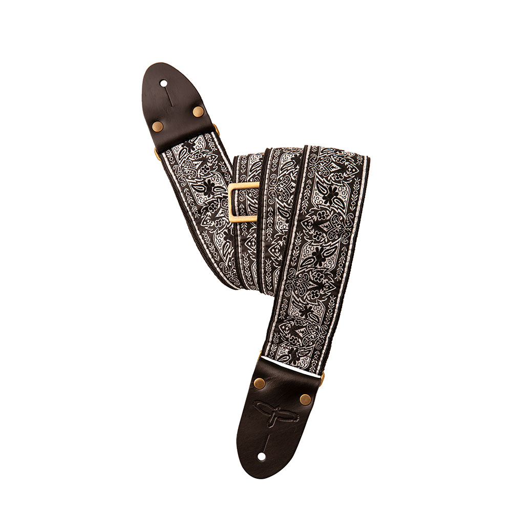 PRS 2" Retro Silver/Black Strap Limited ギターストラップ 2インチ幅