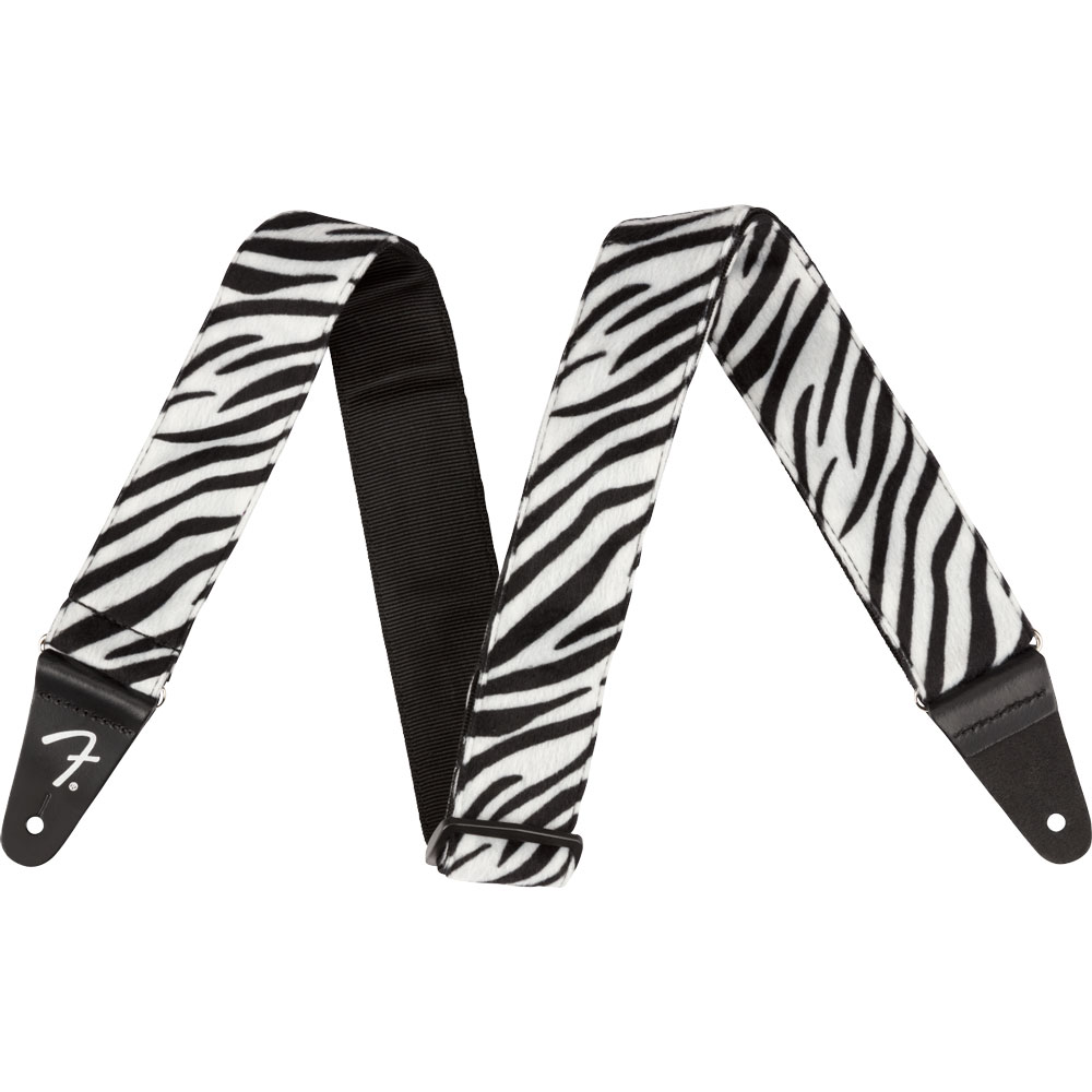 Fender Wild Zebra Print Strap 2" ギターストラップ