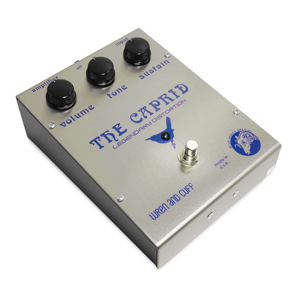 Wren and Cuff Caprid Blue Violet Special Edition ファズ ギターエフェクター 全体画像