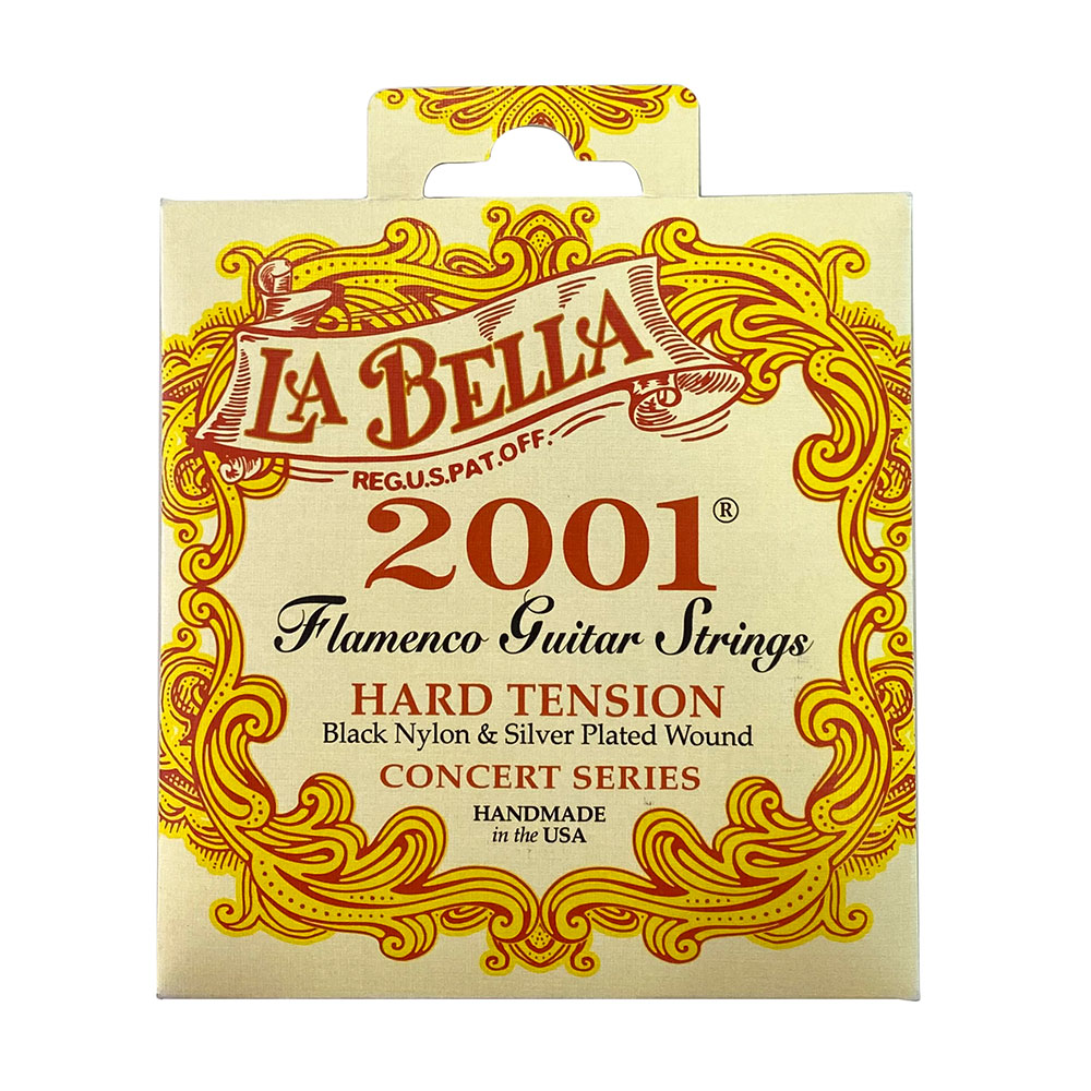 La Bella 2001 Flamenco HT ハードテンション セット フラメンコギター弦