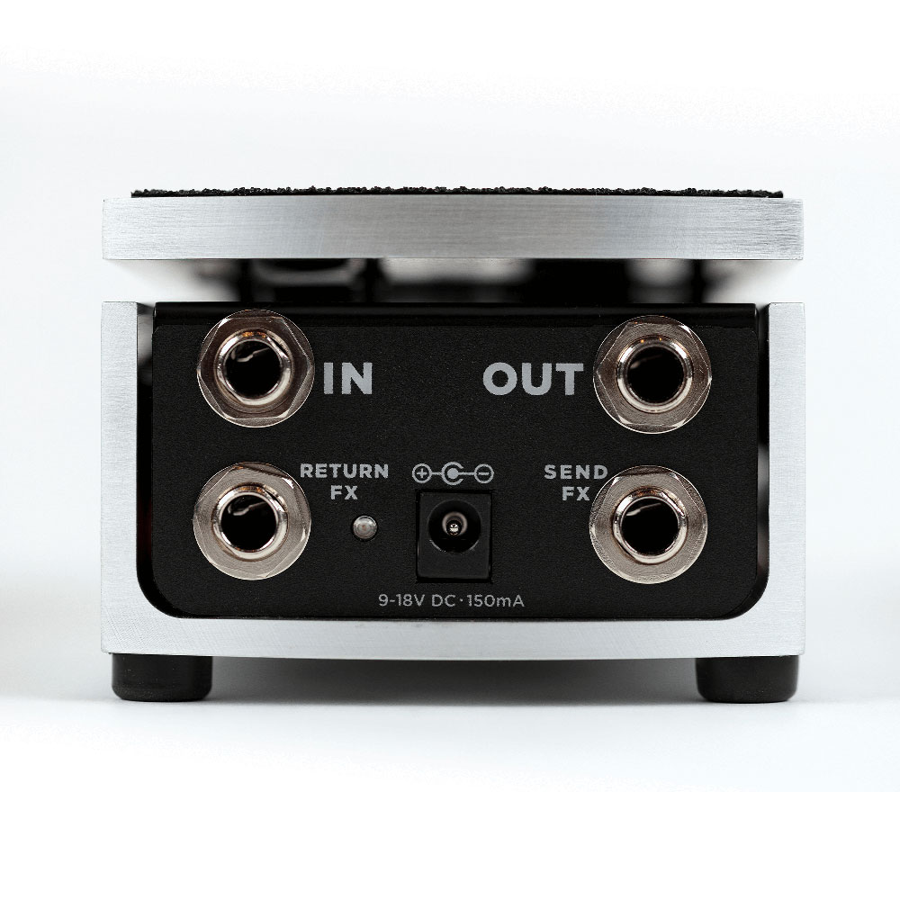 ERNIE BALL VPJR Tuner Silver P06201 チューナー搭載 ボリュームペダル IN、OUTに加え、Send/Return端子も装備