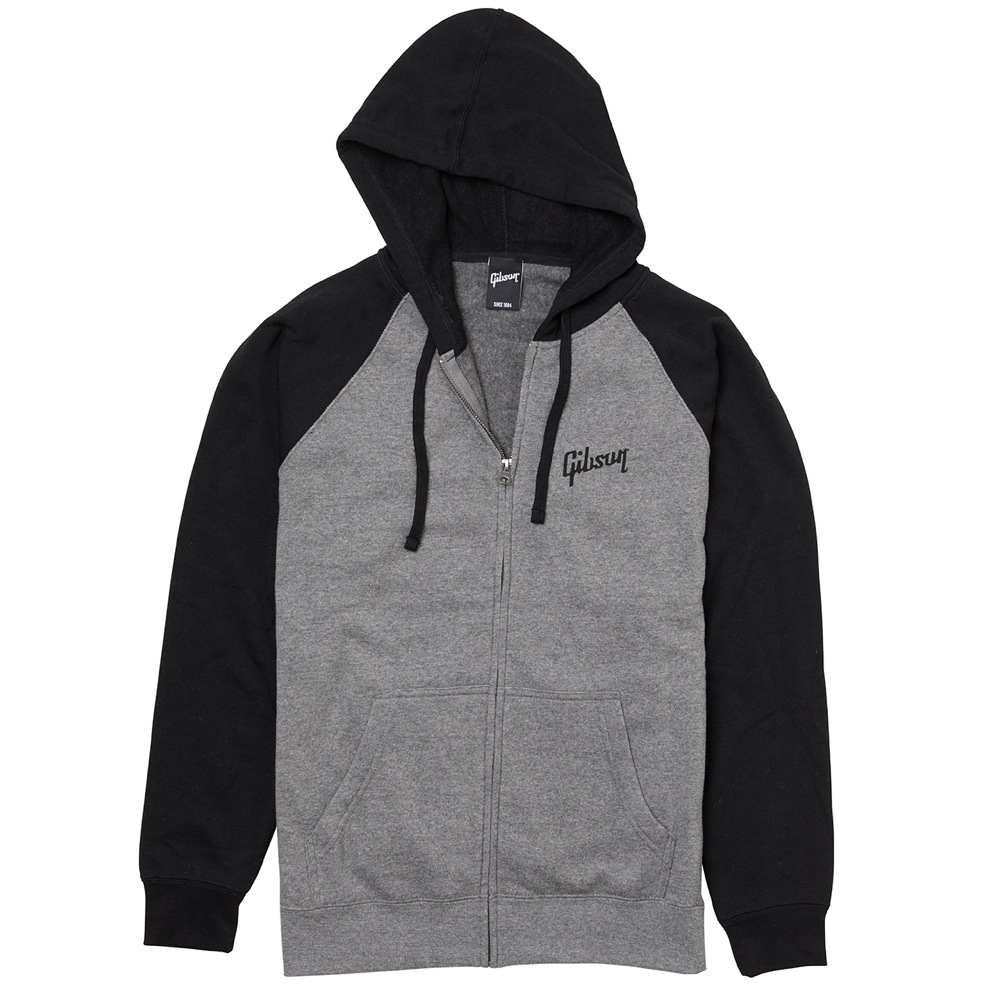 GIBSON GA-LC-HDFZLGSM Logo Full-zip Hoodie SM パーカー Sサイズ 長袖 正面の画像