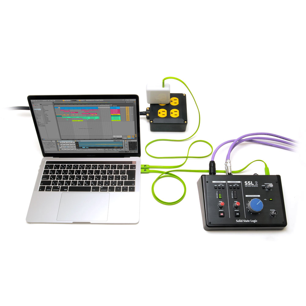 NEO by OYAIDE Elec d+ USB Type-C class B 1.0m USBケーブル 使用例