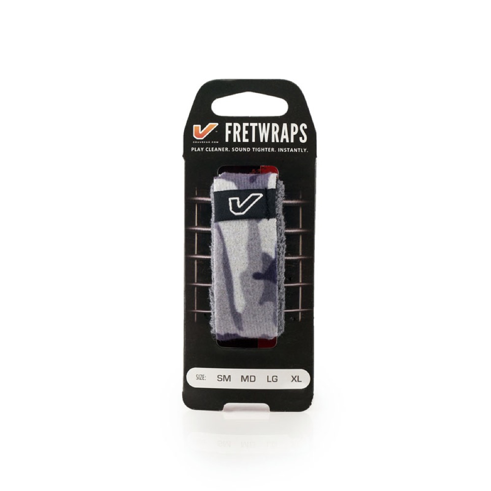 Gruv Gear FW-1PK-CMW-LG FretWraps White/Gray Camo prints 1-Pack ラージ 6弦ベース/7弦・8弦エレキギター用 フレットラップ Gruv Gear FW-1PK-CMW-LG FretWraps White/Gray Camo prints 1-Pack ラージ 6弦ベース/7弦・8弦エレキギター用 フレットラップ