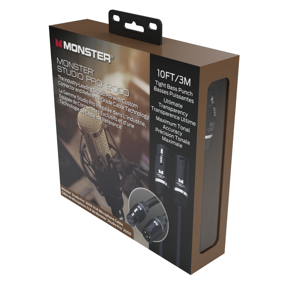 MONSTER CABLE SP2000-M-10 約3m マイクケーブル