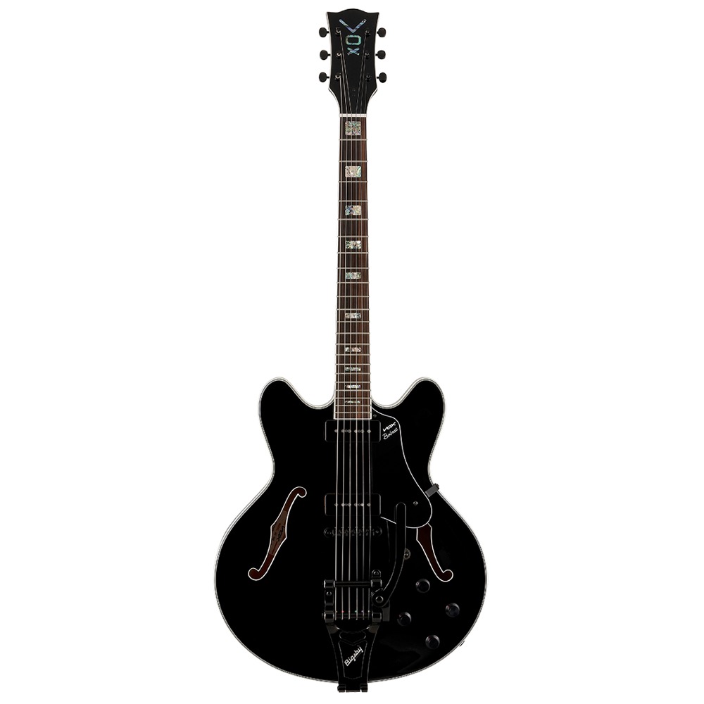 VOX Bobcat BC-V90B BK with Bigsby ソープバータイプPU2基搭載 ビグスビーブリッジ セミアコースティックギター