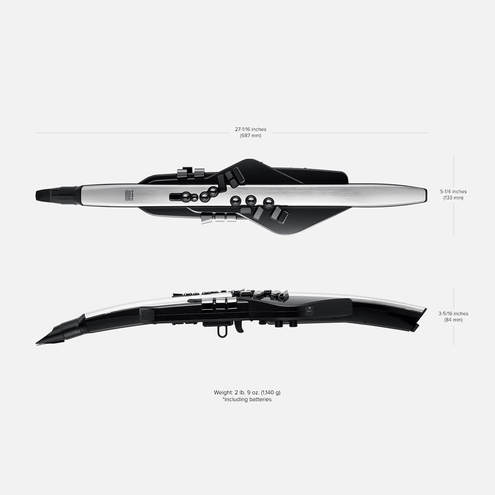 ROLAND AE-30 Aerophone Pro ウィンドシンセサイザー サイズ詳細