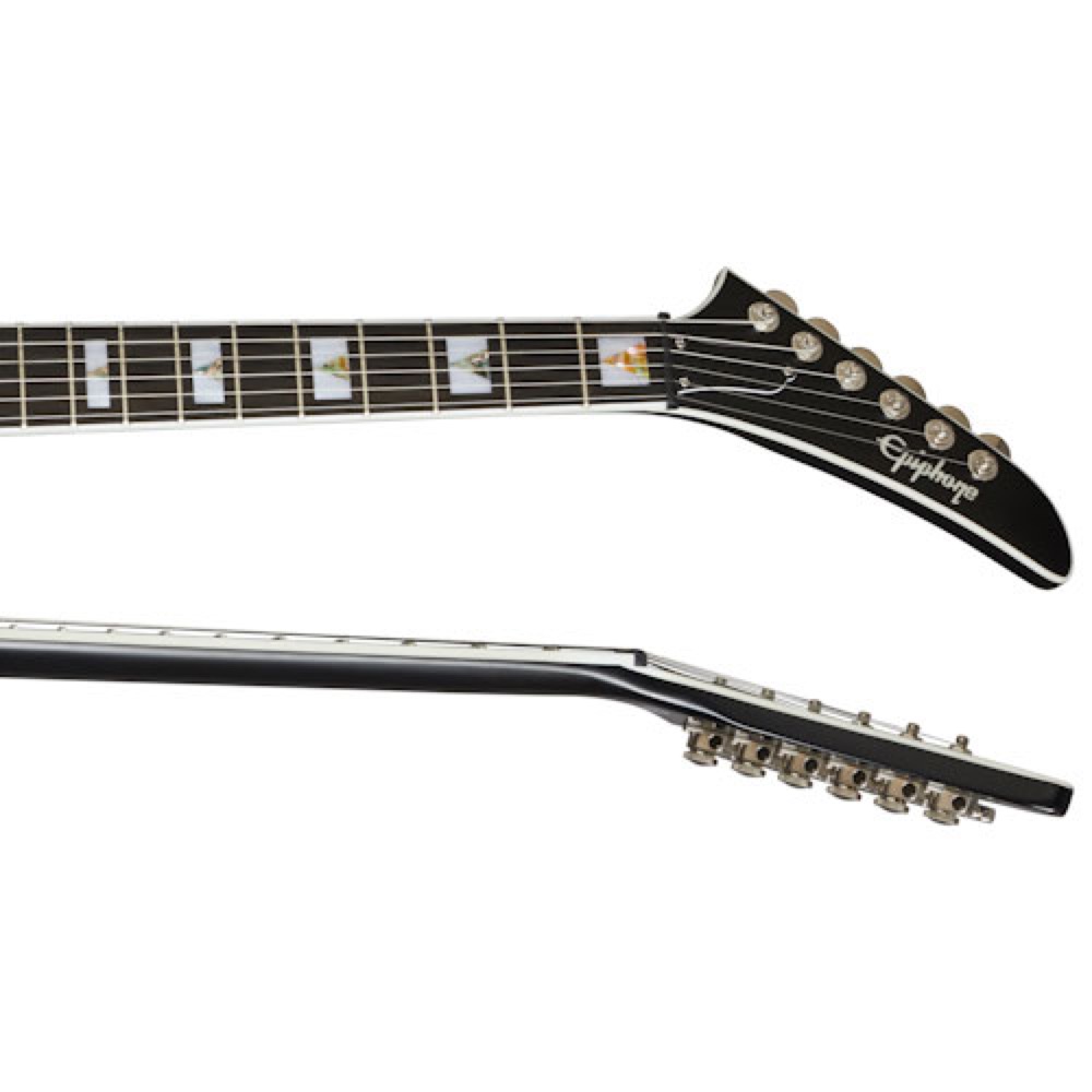 Epiphone Extura Prophecy Yellow Tiger Aged Gloss エレキギター ヘッド画像