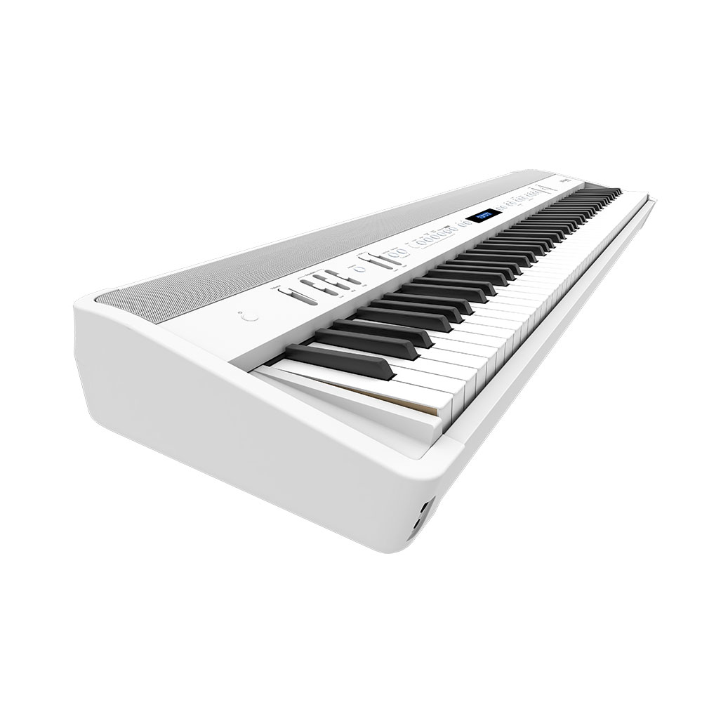 ROLAND FP-90X-WH Digital Piano ホワイト デジタルピアノ ローランド 電子ピアノ 88鍵 斜めからの画像