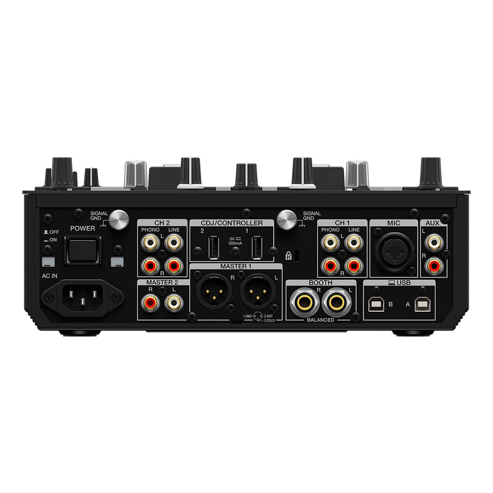 Pioneer DJ DJM-S7 DJミキサー プロフェッショナル向け スクラッチスタイル 2ch パイオニア 入出力端子部画像