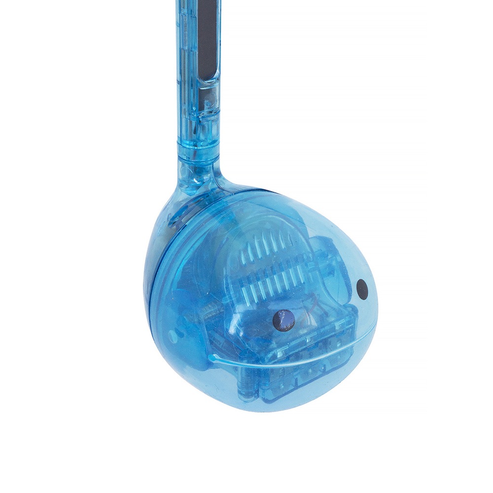 明和電機 Otamatone Crystal オタマトーン クリスタル クリアブルー アップの画像