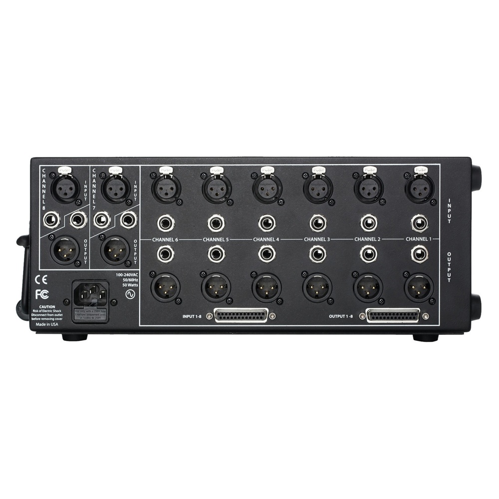 Rupert Neve Designs R6 500シリーズ用電源ラック 最大6モジュール 背面パネルの画像