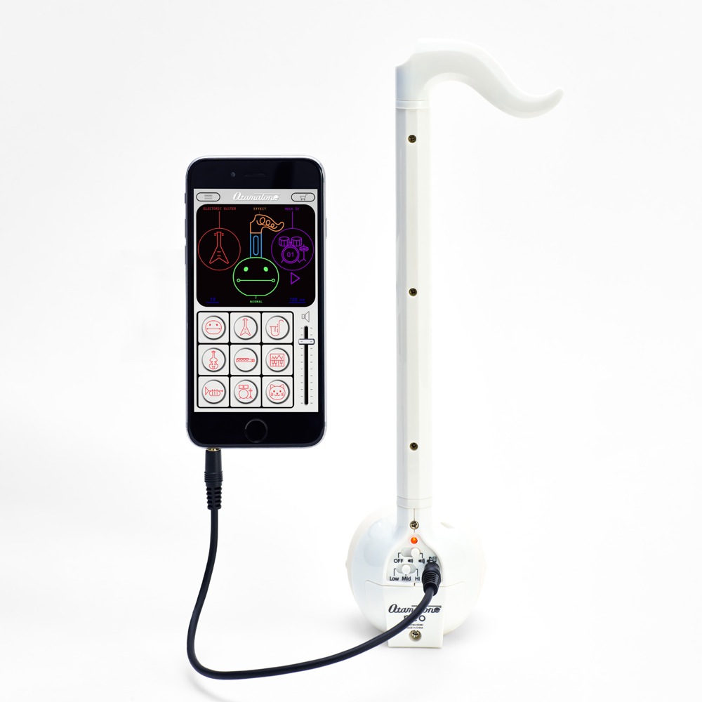 明和電機 Otamatone neo オタマトーンネオ ブラック 使用イメージの画像