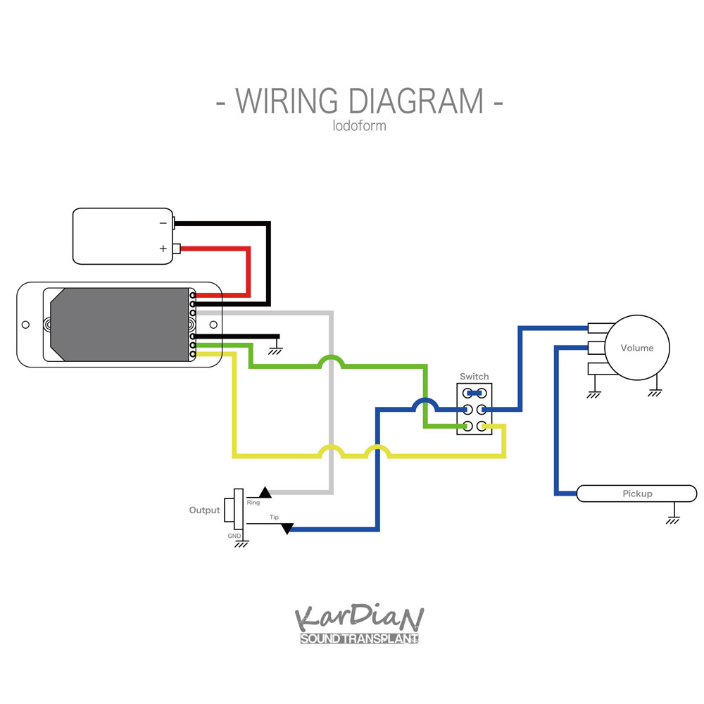 KarDiaN Iodoform Gold キャラクターモジュール 数量限定特製ストラップ付きドライバー付属 配線図
