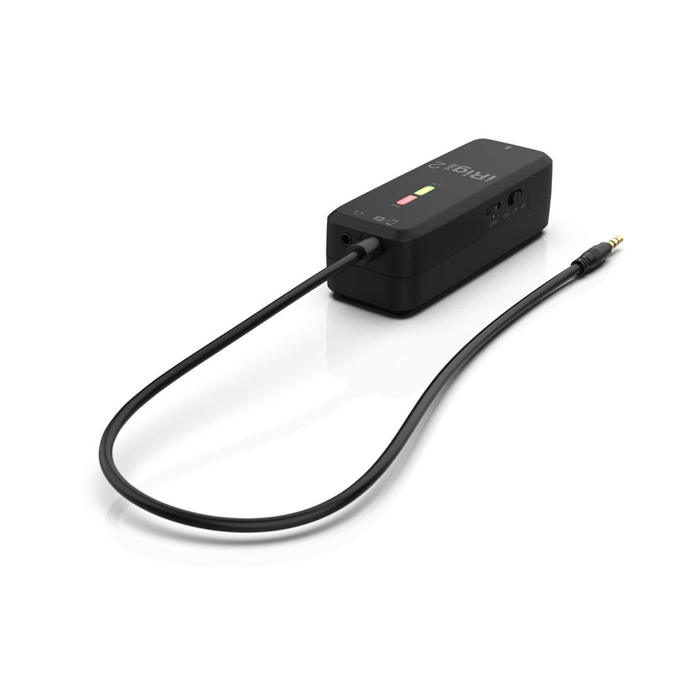 IK Multimedia iRig Pre 2 モバイルオーディオインターフェイス 全体像