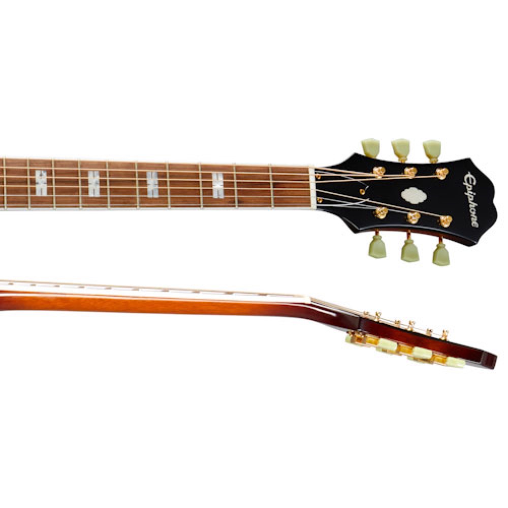 Epiphone Masterbilt Frontier Iced Tea Aged Gloss エレクトリックアコースティックギター ヘッド画像