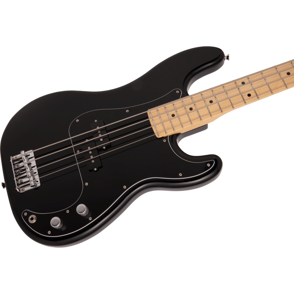 Fender Made in Japan Hybrid II P Bass MN BLK エレキベース ボディ斜めアングル画像