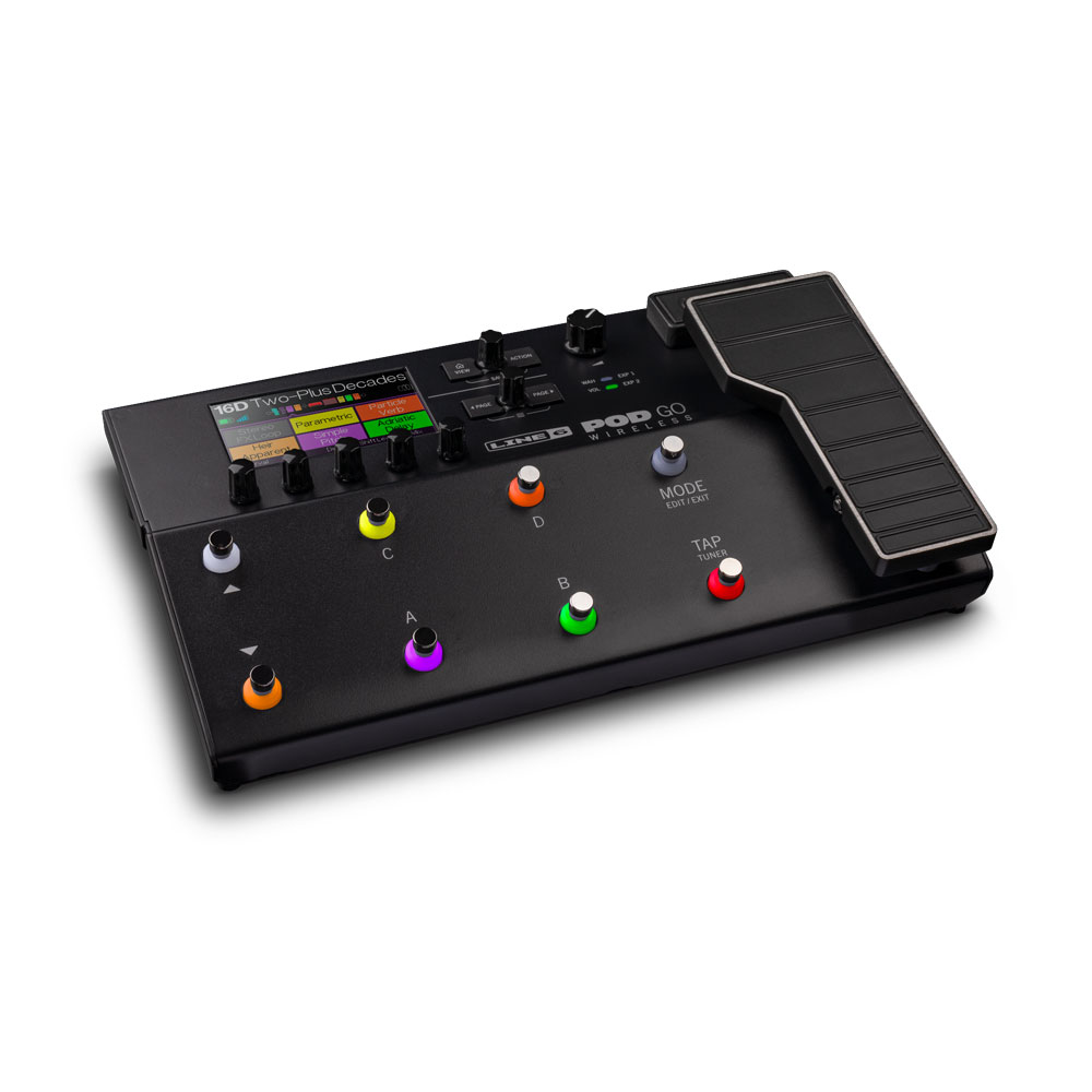 LINE6 POD Go Wireless マルチエフェクター 全体像