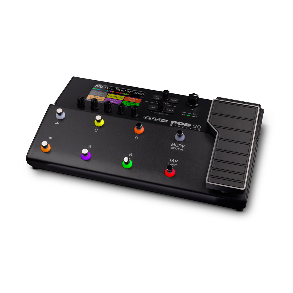 LINE6 POD Go Wireless マルチエフェクター 全体像