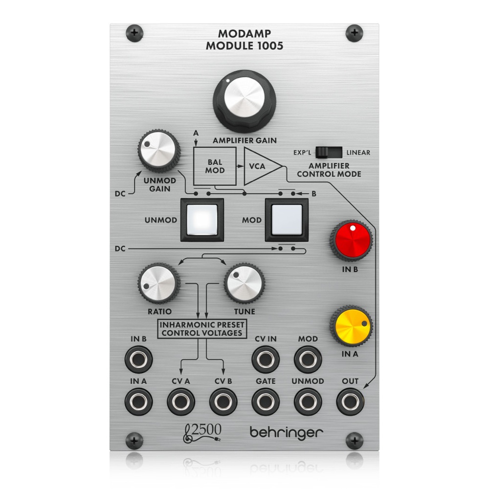 BEHRINGER 1005 MODAMP MODULE ユーロラック用 2500シリーズリングモジュレーター VCAモジュール