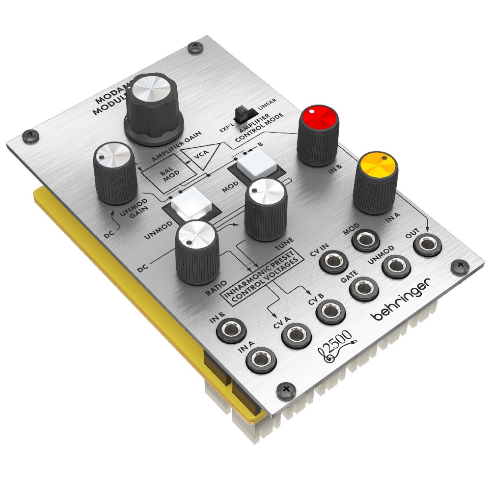 BEHRINGER 1005 MODAMP MODULE ユーロラック用 2500シリーズリングモジュレーター VCAモジュール 本体の画像