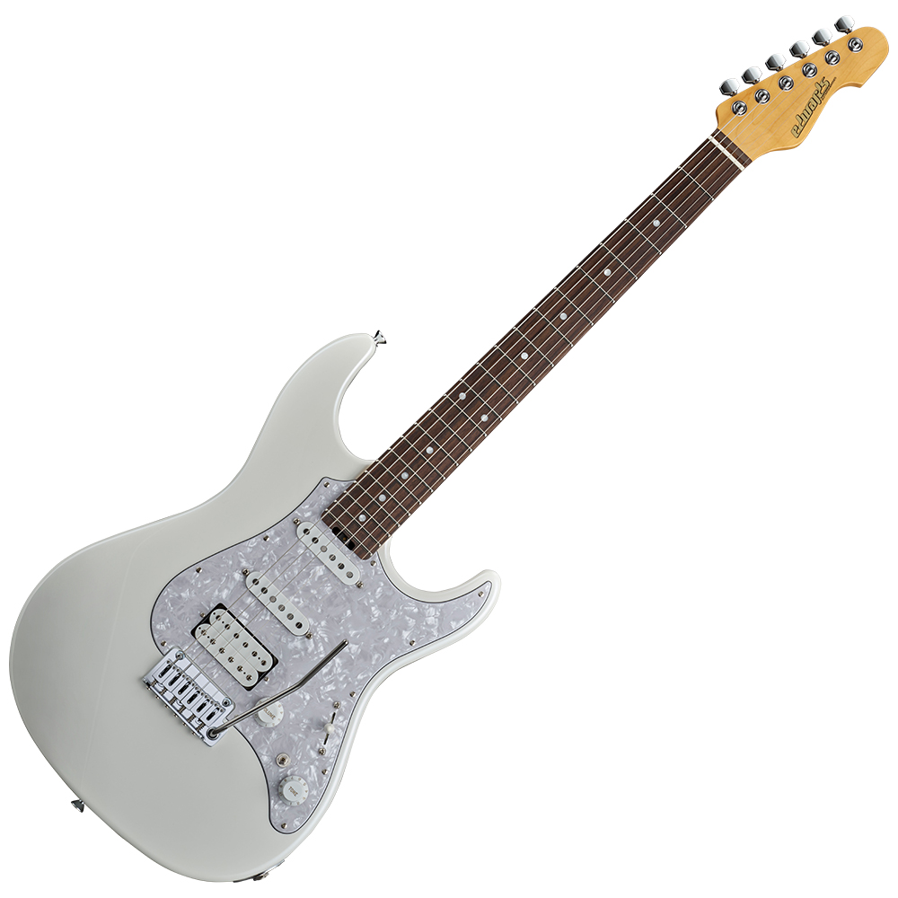 EDWARDS E-SNAPPER-AL/R Pearl White エレキギター