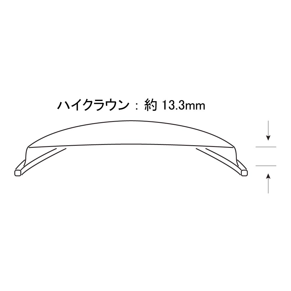 SCUD P-190 バンジョー用REMOヘッド サイズ説明画像