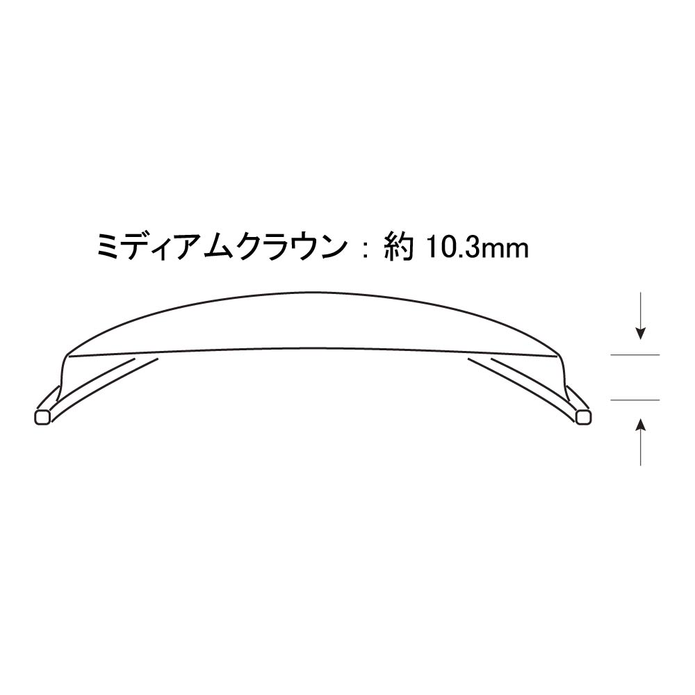 SCUD P-190M バンジョー用REMOヘッド サイズ説明画像