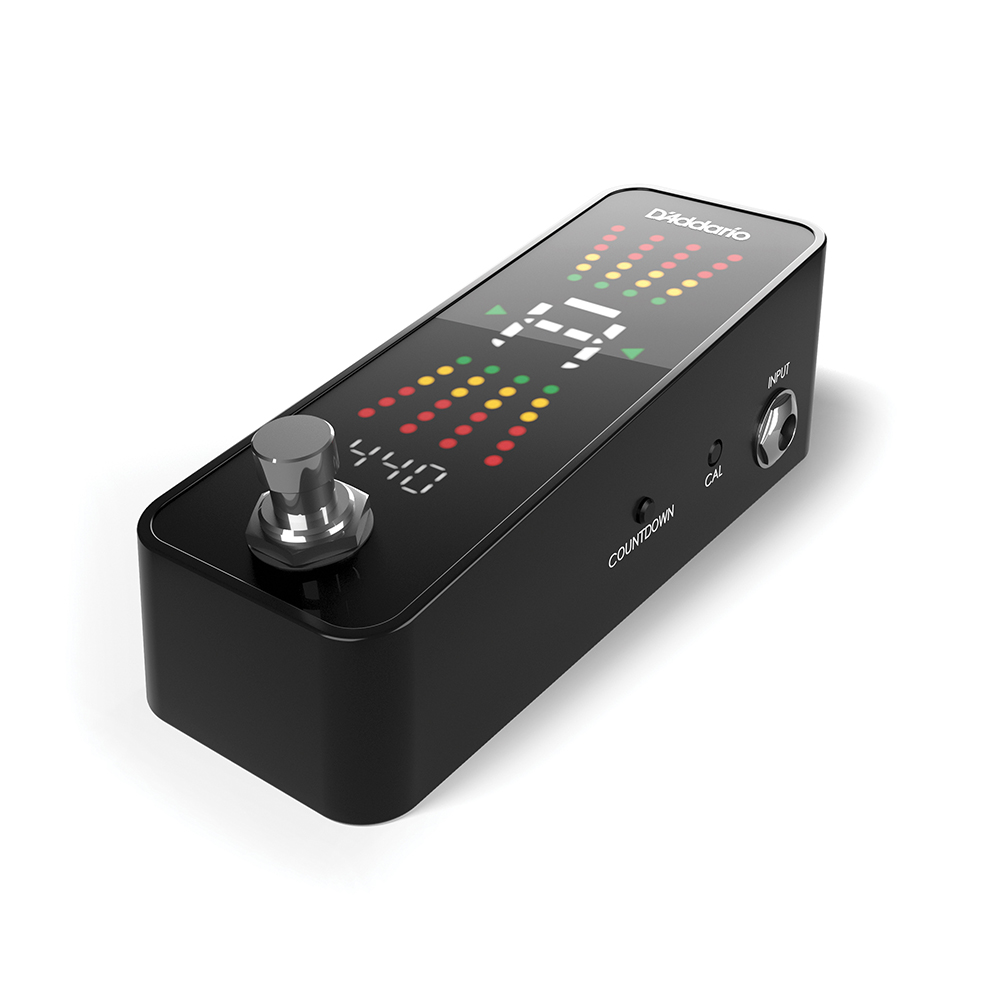 D’Addario PW-CT-23 Chromatic Pedal TUNER+ ペダルチューナー 斜めアングル画像