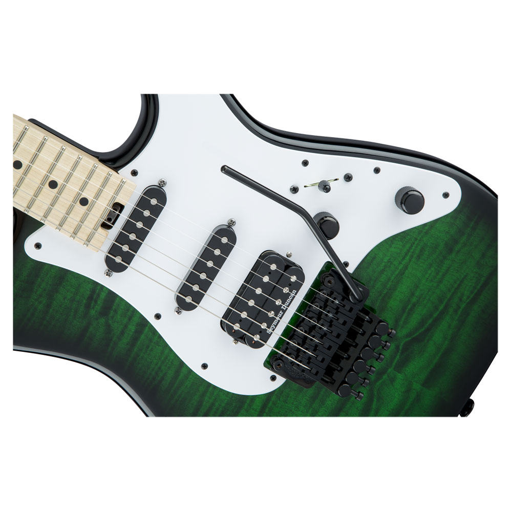 Jackson USA Signature Adrian Smith San Dimas SDQM TR GRN エレキギター ボディアップ