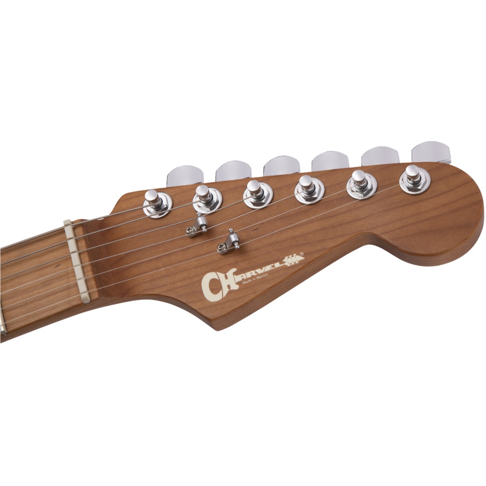 Charvel Pro-Mod DK22 SSS 2PT CM BLK エレキギター ヘッド画像