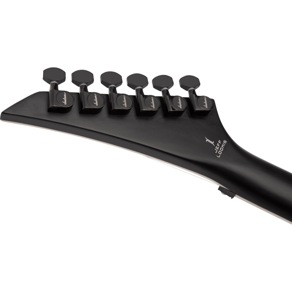 Jackson Pro Series Signature Jeff Loomis Kelly Ash Black エレキギター ヘッドバック画像