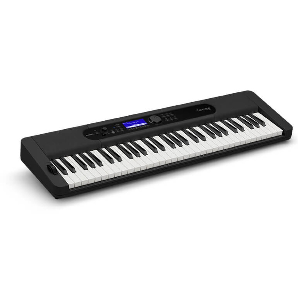 CASIO CT-S400 Casiotone 61鍵盤 電子キーボード 斜めアングル画像