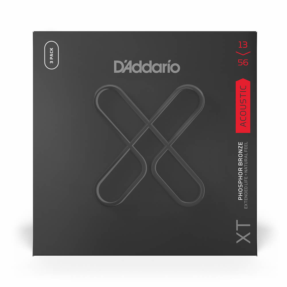 D’Addario XTAPB1356-3P XT PB Medium アコースティックギター弦 3セットパック