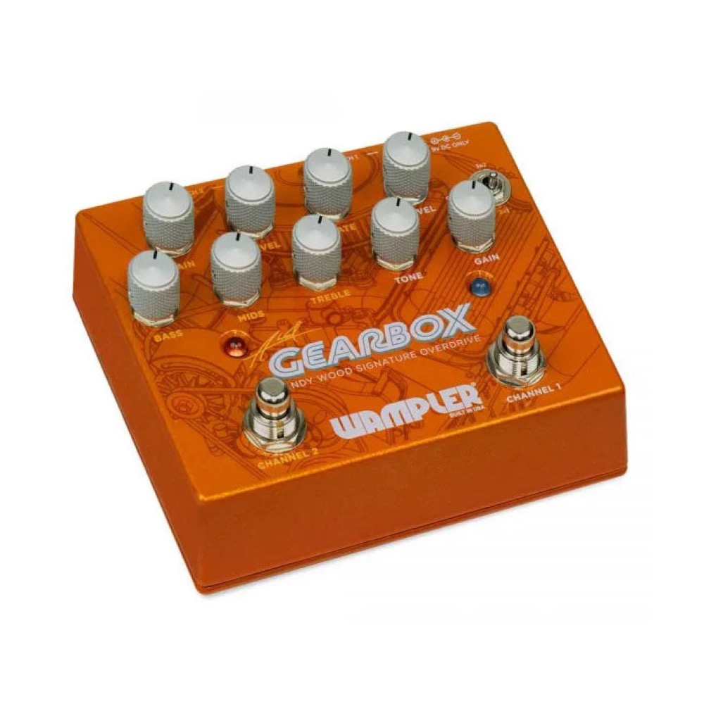 Wampler Pedals Gearbox Andy Wood Signature オーバードライブ ギターエフェクター 全体像