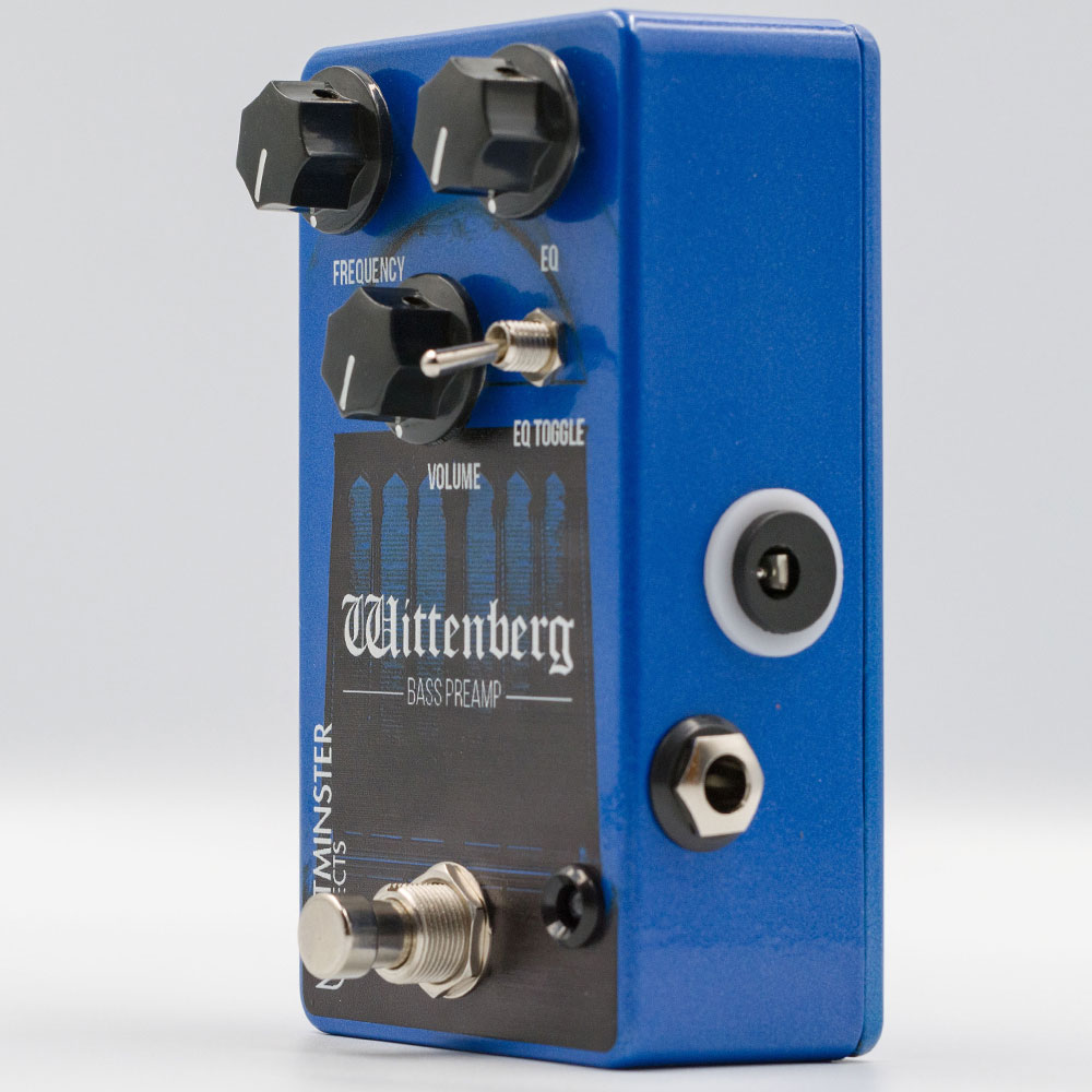 Westminster Effects WE-WITT Wittenberg Bass Preamp ベースプリアンプ DI ベースエフェクター 入出力端子部画像