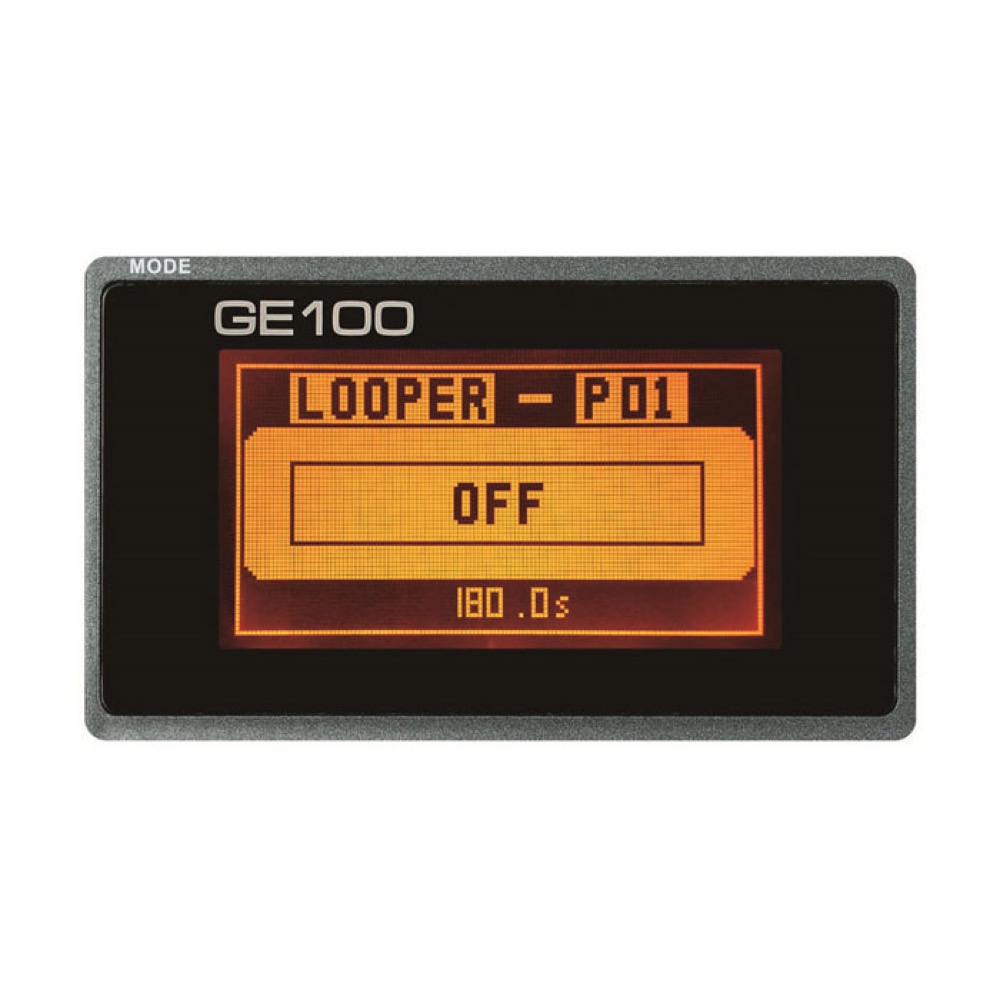 Mooer GE100 マルチエフェクター 大型のLCDディスプレイ画像