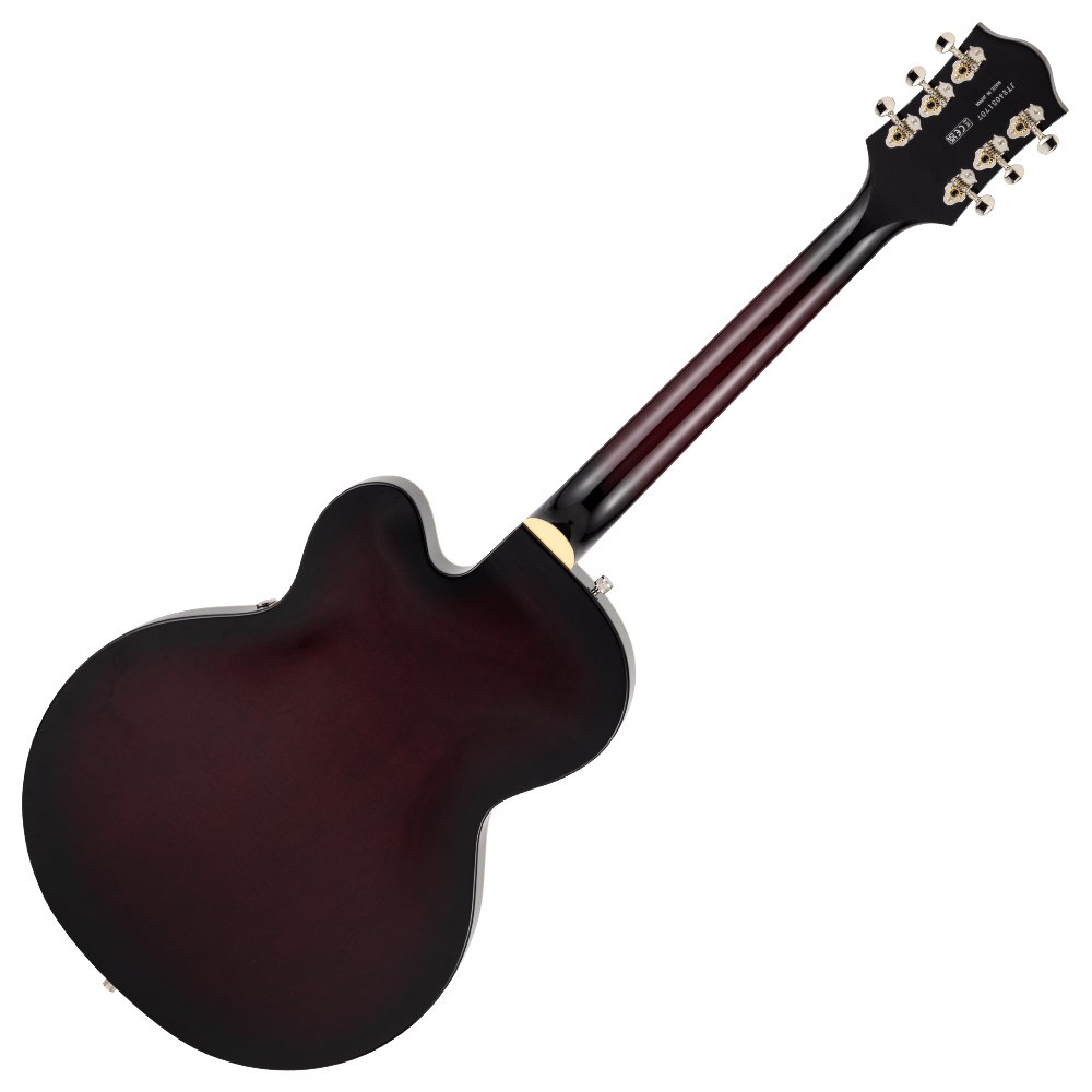 GRETSCH G6119T-62 Vintage Select Edition ’62 Tennessee Hollow Body with Bigsby Dark Cherry Stain エレキギター ボディバック画像