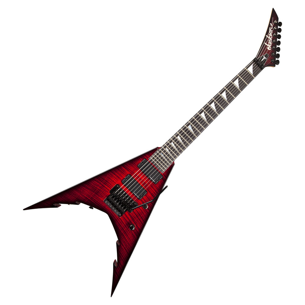Jackson USA Signature Corey Beaulieu King V KV7 Transparent Red Burst 7弦エレキギター